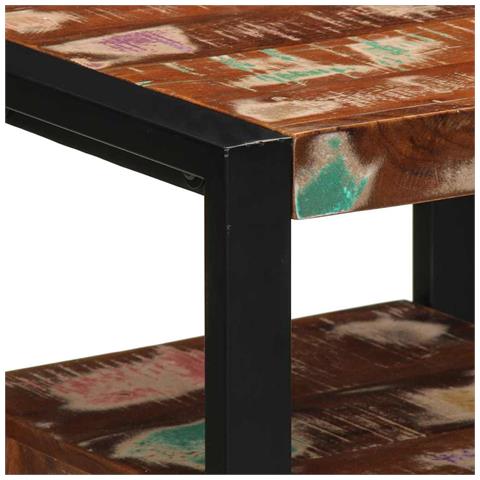 Set di mobili per il bagno 2 pcs legno massello di riciclo - Foto 9