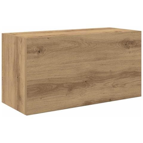 Mobiletto da Bagno Rovere Artigianale 60x25x30 cm Truciolato - Foto 1