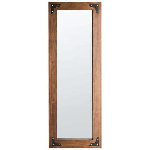Specchio Blosville 58 Cm 164 Cm Legno Di Abete Marrone - Foto 2