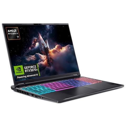 Notebook Nitro 16 NH.QZTEK. 003 Copilot+ PC AMD Ryzen AI 7 350 Monitor 16" WQXGA 2 GHz RAM 16GB SSD 1TB NVIDIA GeForce RTX 5070 Ti Windows 11 Home - Foto 2