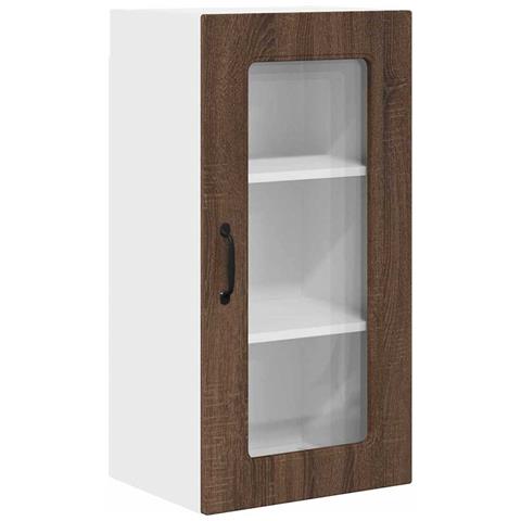 Pensile cucina Rovere Marrone 40 x 31 x 80 cm Legno multistrato - Foto 1