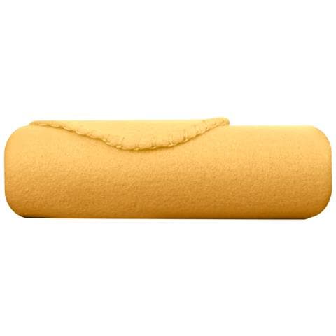 Coperta In Morbido Pile 130x170 Cm Calda Per Divano E Letto, Arancione - Foto 1