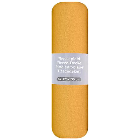 Coperta In Morbido Pile 130x170 Cm Calda Per Divano E Letto, Arancione - Foto 2