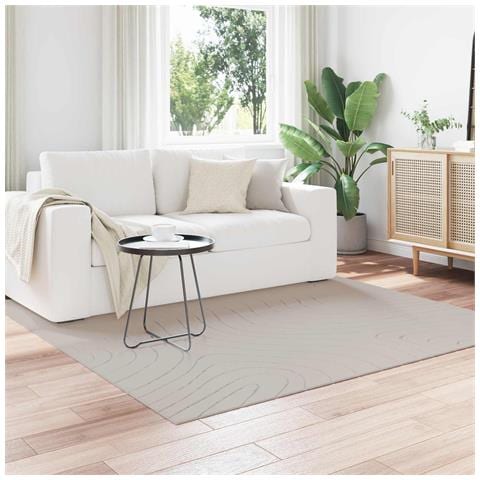 Tappeti per area Quadrato HUARTE Crema 200 x 200 cm Poliestere - Foto 2
