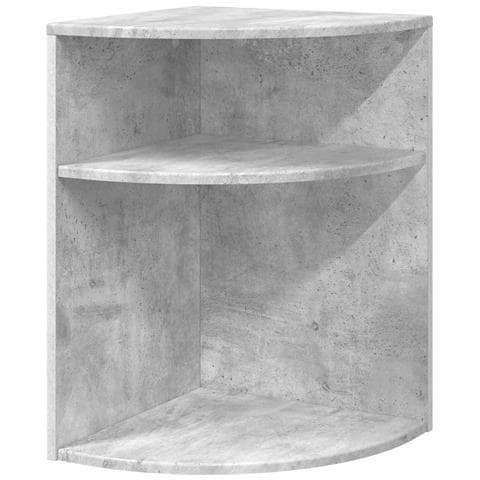 Tavolino Grigio cemento 39,7 x 39,7 x 60 cm Legno multistrato - Foto 1