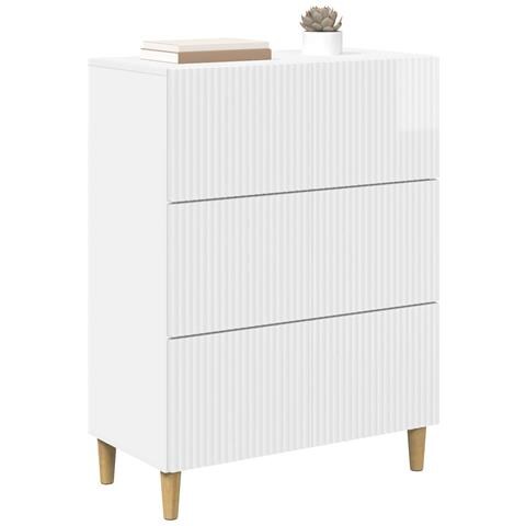 Mobile con Cassetti Bianco Lucido 66 x 34,5 x 90 cm - Foto 2