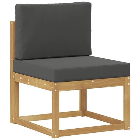Set di divani da esterno Bianco e Antracite 59 x 63 x 73 cm - Foto 1