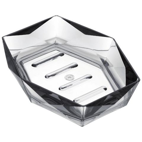 Portasapone in abs colore grigio linea Diamante - Foto 1
