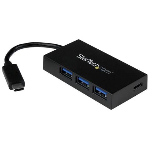 Hub portatile USB 3.1 Gen 1 a 4 porte - USB-C a 3 USB-A e 1 USB-C - Foto 1