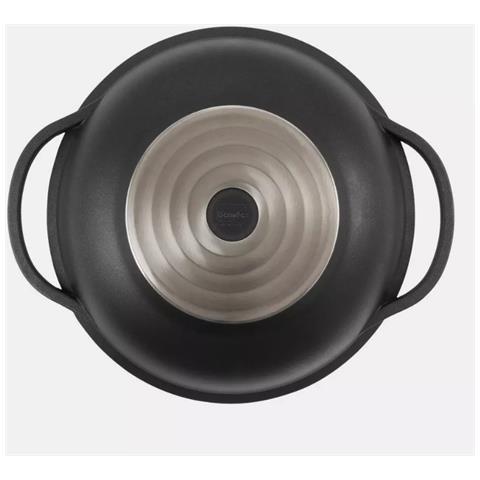 Wok antiaderente c / coperchio e griglia vario click 32cm - Foto 2