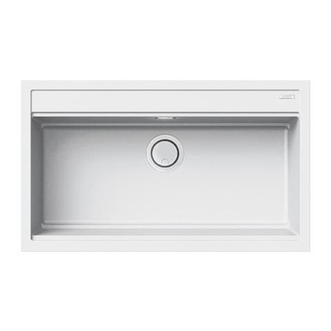 Lavello incasso vasca keratek plus h360 86 x 51 - keratek plus Colore bianco - Foto 1