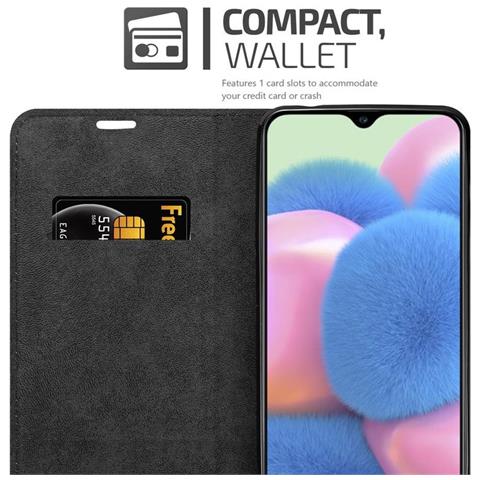 Custodia Compatibile Con Samsung Galaxy A30s In Rosso Mela - Coperchio Protettiva Con Chiusura Magnetica, Funzione Stand E Tasca Per Le Carte - Foto 5
