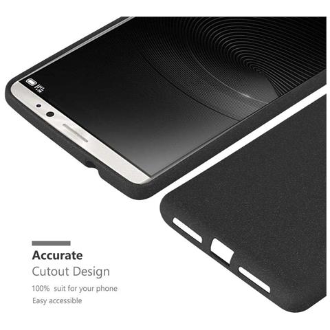 Custodia Compatibile Con Huawei Mate 8 In Frost Nero - Coperchio Protettivo In Silicone Tpu Flessibile - Foto 10