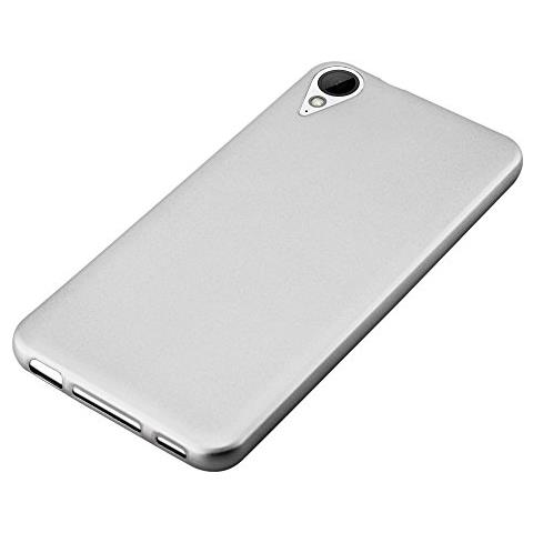 Custodia Compatibile Con Htc 10 Lifestyle / Desire 825 In Argento Metallico - Coperchio Protettivo In Silicone Tpu Flessibile - Foto 2