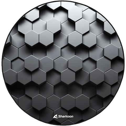 Mousepad Tappetino Gaming Diametro 120cm, Spessore 5mm, Base Antiscivolo, Poliestere - Foto 1