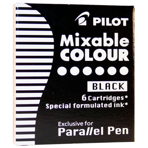 Set of 6 Cartridges for Parallel Pen, Nero - Foto 1