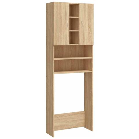 Mobile per Lavatrice Rovere Sonoma 64x25,5x190 cm - Foto 1