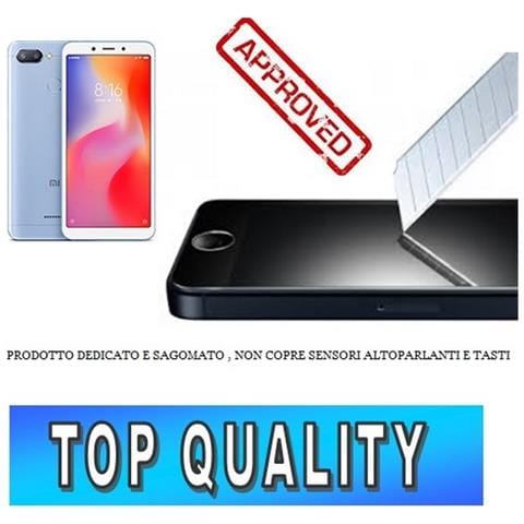 Tempered Glass Screen Protector Pellicola Vetro Temprato Xiaomi Redmi 6 - Foto 1