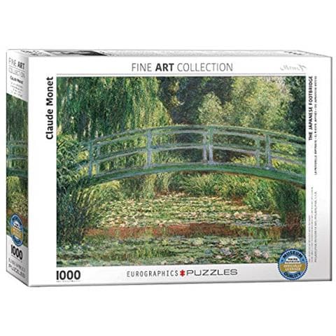 Puzzle (6000-0827) La Passerella Giapponese Di Claude Monet (1000 Pezzi), Verde - Foto 1