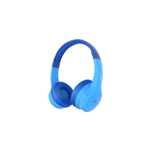 Moto JR300 BL Blue Cuffie Bluetooth On-Ear Wireless per Bambini con Splitter - Foto 1