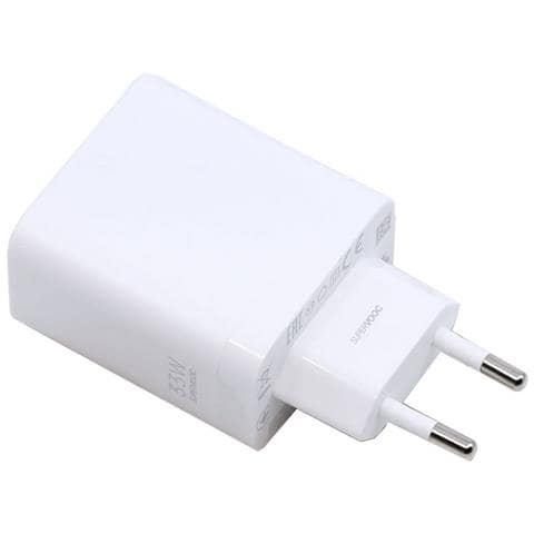 Caricabatterie Originale Per Casa Usb Supervooc Vcb3hdeh 33w White Bulk Per Realme - Foto 1