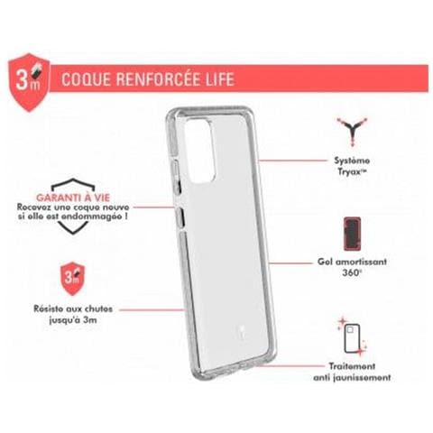 Cover Rinforzata Per Samsung Galaxy S20 Life, Trasparente - Foto 2