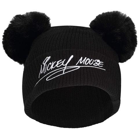 Cappello Double Pom Nero - Foto 1