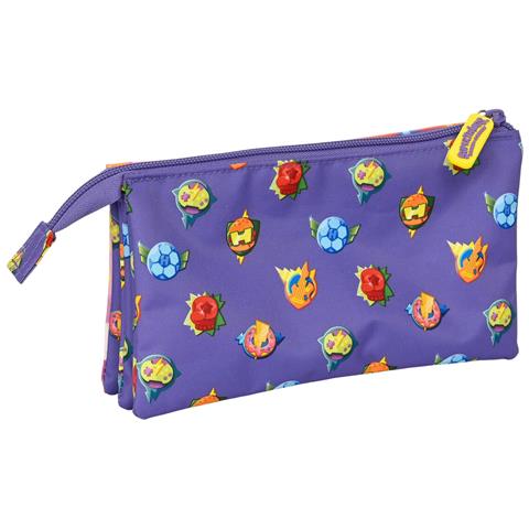 Astuccio Scuola Guardians Of Kazoom Viola Giallo (22 X 12 X 3 Cm) - Foto 2