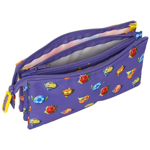 Astuccio Scuola Guardians Of Kazoom Viola Giallo (22 X 12 X 3 Cm) - Foto 3