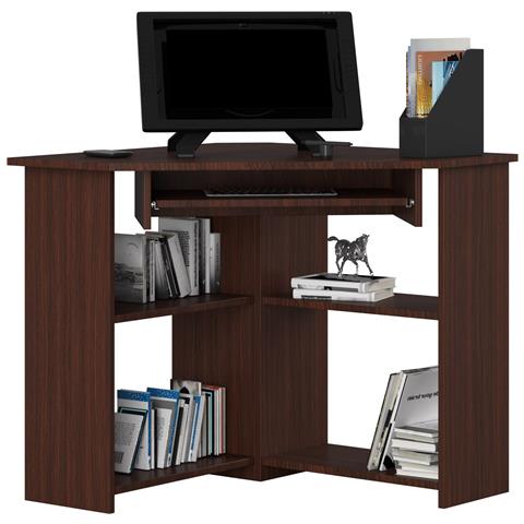 Scrivania ad angolo TED, 80x80x74 cm, Colore Weng? - Foto 2