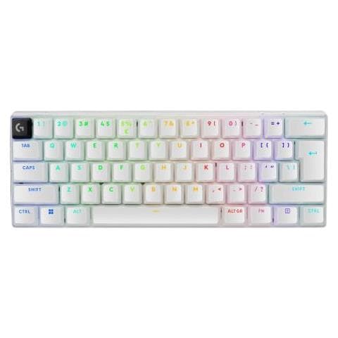 Tastiera USB + RF Wireless + Bluetooth 920-011930 (Layout US International) Colore Bianco - Foto 1