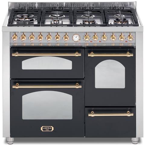 Cucina Elettrica RNMT116MFET+SMFT / 2AE0 7 Fuochi a Gas Forno Elettrico Multifunzione Termoventilato Dimensioni 110 x 60 cm Colore Nero Serie Dolcevita - Foto 1