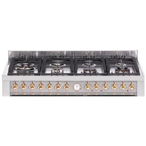 Cucina Elettrica RNMT116MFET+SMFT / 2AE0 7 Fuochi a Gas Forno Elettrico Multifunzione Termoventilato Dimensioni 110 x 60 cm Colore Nero Serie Dolcevita - Foto 2