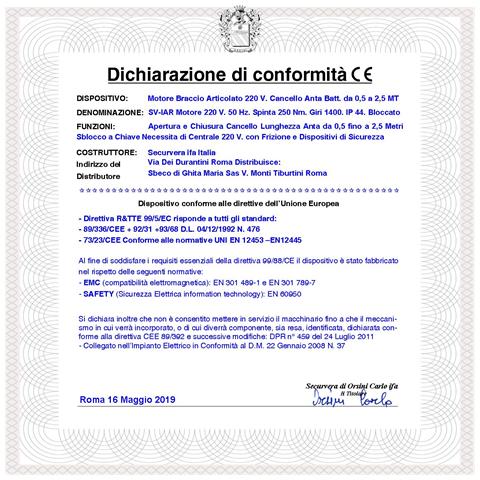 Motori Cancello Elettrico 220 V A Compasso Braccio Articolato Ricambio Cancello Automatico 5 Metri 2 Ante Battenti Da - Foto 4