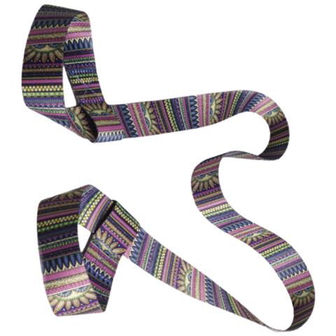 Cinghia Per Tappetino Yoga - Cinghia Per Il Trasporto In Misto Cotone Per Tutti I Tappetini Yoga - Foto 4