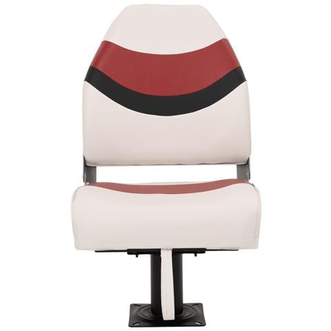 Set Sedile Da Barca Pieghevole 2pz Con Schienale Alto - Foto 3