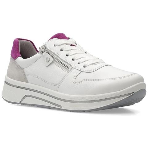Sapporo Leisure Trainers Sneakers Pelle Scarpe Donna Bianco Eu 36, 12-27540-44 - Foto 1