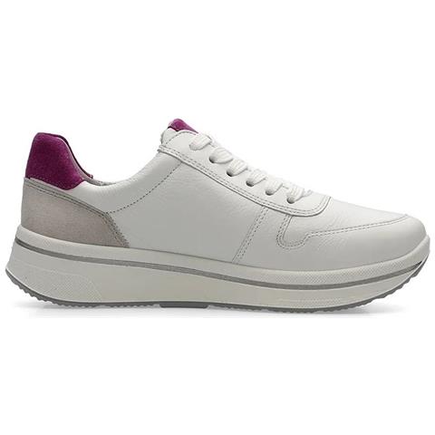 Sapporo Leisure Trainers Sneakers Pelle Scarpe Donna Bianco Eu 36, 12-27540-44 - Foto 3
