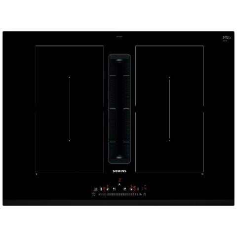 Piano Cottura ED731FQ15EF a Induzione 4 Zone Cottura da 71 cm Cappa Aspirante / Filtrante Colore Nero - Foto 1