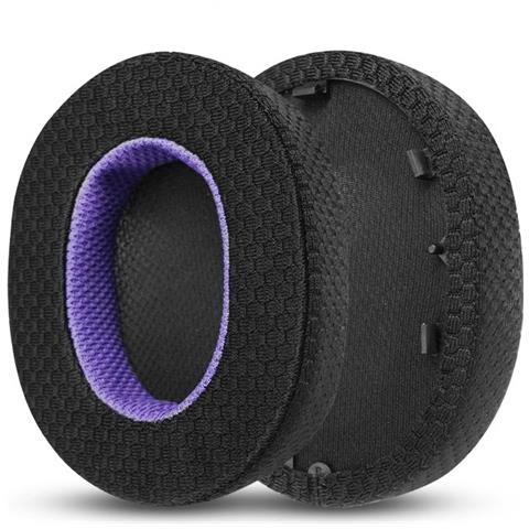 Cuscinetti Auricolari Di Ricambio Per Cuffie Sony Wh-1000xm5 - Nero /viola Mesh - Foto 1