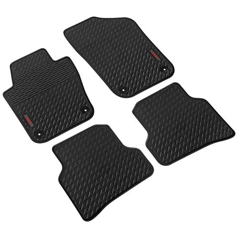 , Set Tappeti Su Misura In Eco Gomma - Compatibile Per Volkswagen Polo 3p (09/09>09/17) - Volkswagen Polo 5p (09/09>09/17) - Foto 1