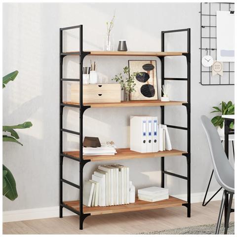 Ripiano A Parete 80x40x2 Cm Legno Massello Acacia Rifinito Olio - Foto 1