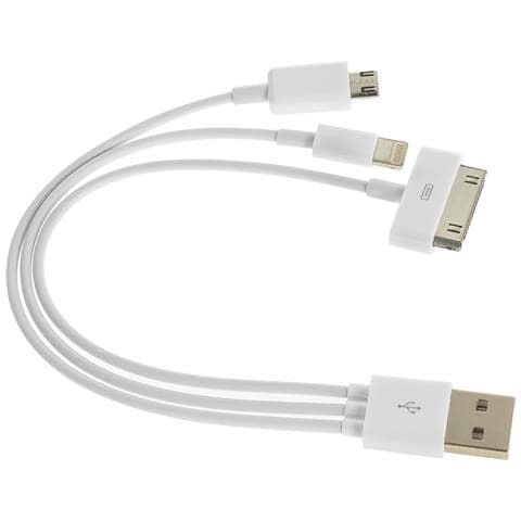 Cale Multiplo Usb2.0 Universale 20x1x1 Cm. Colore Bianco - Foto 1