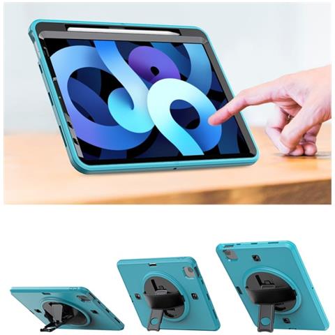 Custodia Protettiva Per Ipad Pro 11 Con Manico - Elegante E Funzionale In Blu - Foto 5