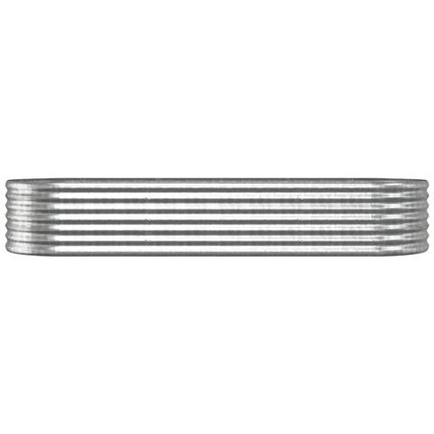 Letto Giardino Acciaio Verniciato A Polvere 224x80x36cm Argento - Foto 2