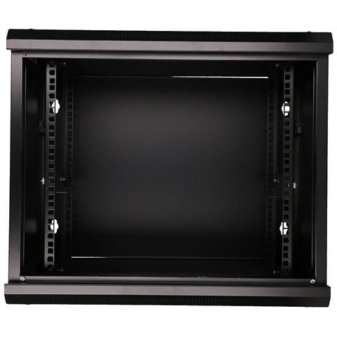 Extralink Armadio per montaggio su rack 9U 600x450 Nero montaggio a parete, Da parete, 9U, 45 kg, Lucchetti, Griglie, Nero - Foto 2