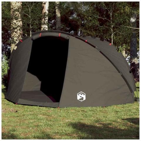 Tenda da Pesca per 5 Persone Marrone Impermeabile - Foto 1
