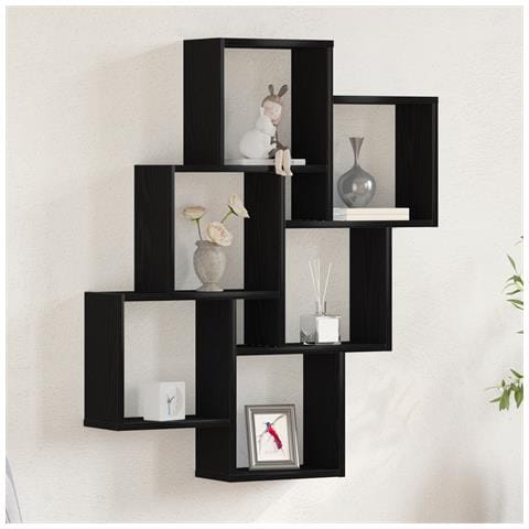 Armadio a muro  Nero Rovere 78x15x92 cm in legno ingegnerizzato - Foto 2