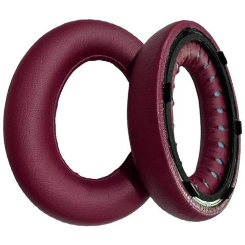 Cuscinetti Auricolari Di Ricambio Rossi In Similpelle Compatibili Con Bose Quietcomfort Ultra - Foto 1