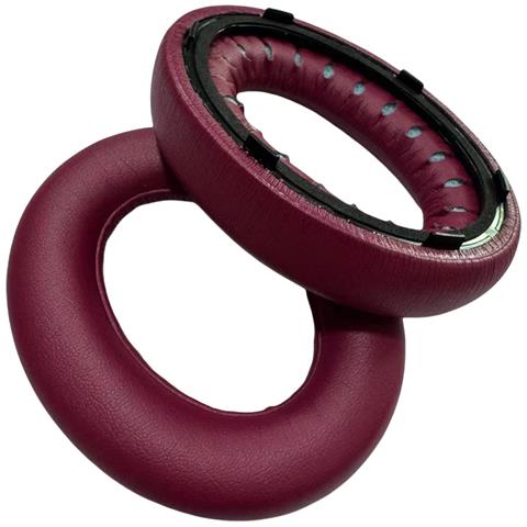 Cuscinetti Auricolari Di Ricambio Rossi In Similpelle Compatibili Con Bose Quietcomfort Ultra - Foto 2